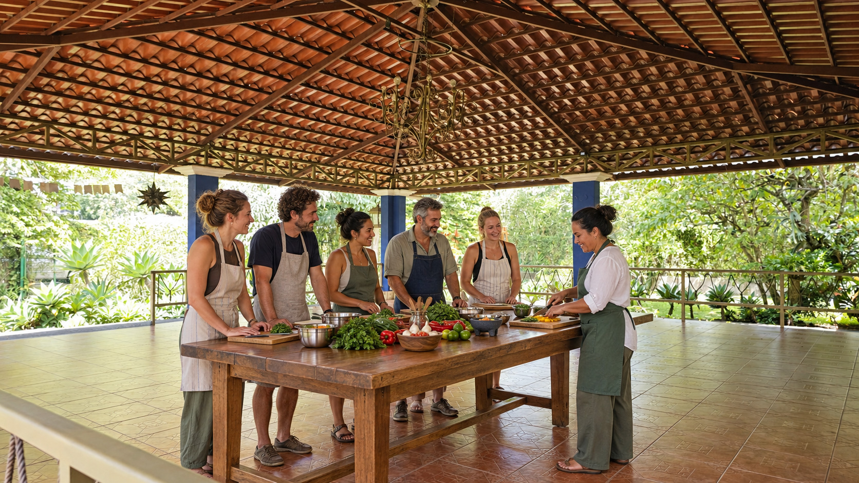 Propuesta gastronómica de Origen y Sabor: plato con vegetales y una presentación cuidada